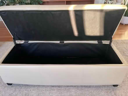 Photo of free Cream storage ottoman 4’ wide (North Berkeley/Kensington) #4