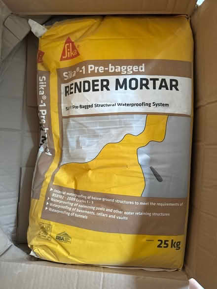 Photo of free SIKA Render Mortar (Forest Hill Honor Oak SE23) #1