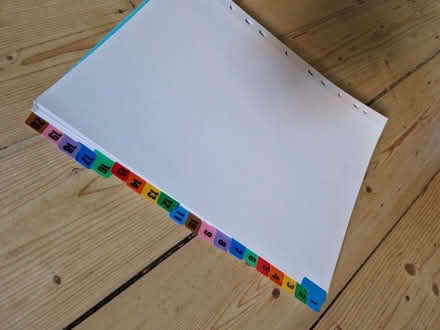 Photo of free File boxes and other desk supplies (Comely Bank EH4) #2