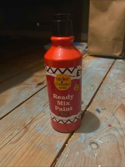 Photo of free Kids ready mix paint (red) (Hastings TN35) #1