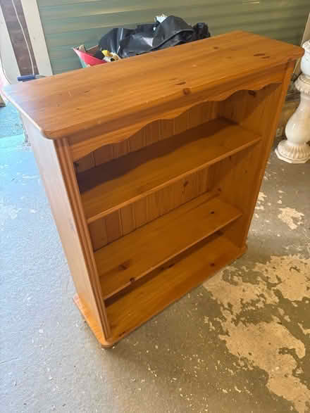 Photo of free Pine book shelf (Walton Summit PR5) #1