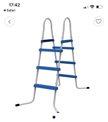 Photo of Above ground pool ladder (Welling DA16) #1
