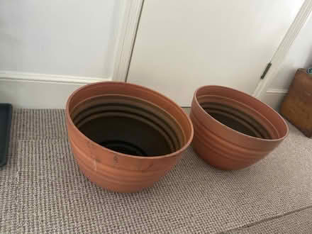Photo of free 2 planters (Fulham SW6) #1