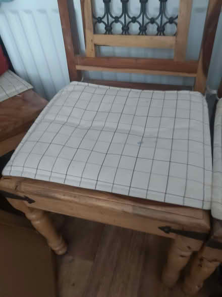 Photo of free Solid Oak chairs (Eastbourne BN20) #3