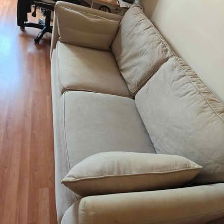 Photo of free Beige 2 -seater fabric sofa (Greenhill HA1) #2