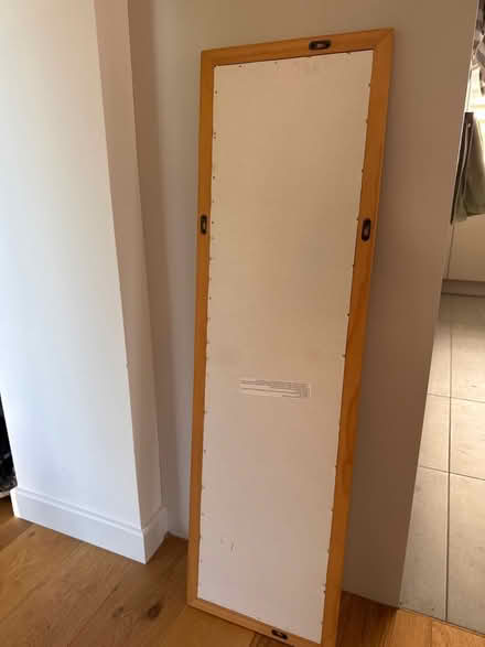 Photo of free Full length mirror with pine frame (Littleham EX8) #2