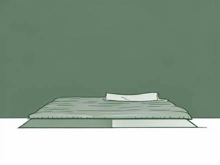 Photo of Teal rug and bedding (Caton LA2) #1