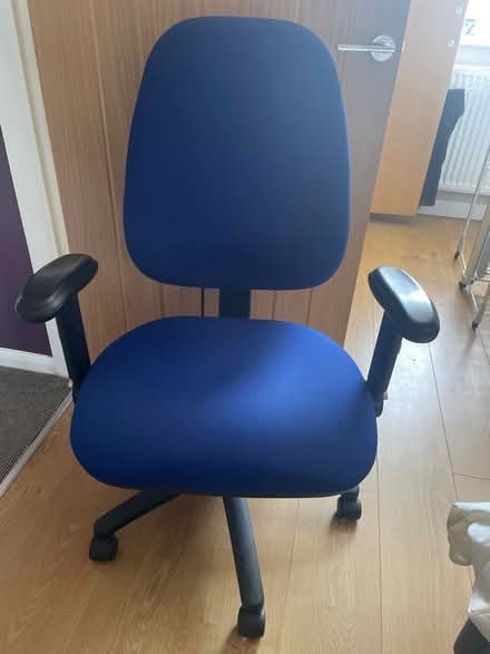 Photo of free Office chair on wheels with adj height & lumbar support (Cheshunt EN8) #1