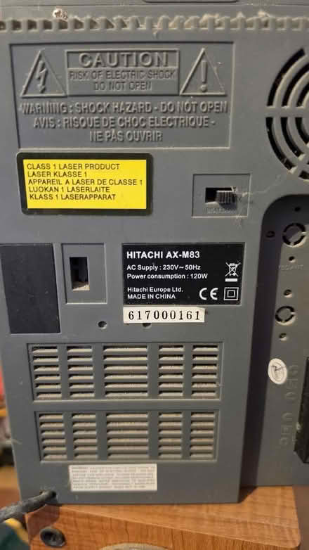 Photo of free Hitachi music system (Kingwood Common RG9) #4