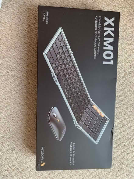 Photo of free ProtoArc XKM01 Foldable Keyboard and Mouse, 2.4G Wireless+Du (Camberwell SE5) #1