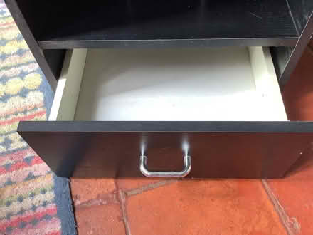 Photo of free Black bedside cabinet/magazine rack/LP rack (Kidlington OX5) #2