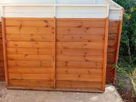 Photo of free 2 sides of a playhouse - useful for building a shed? (Little Ryton SY5) #1
