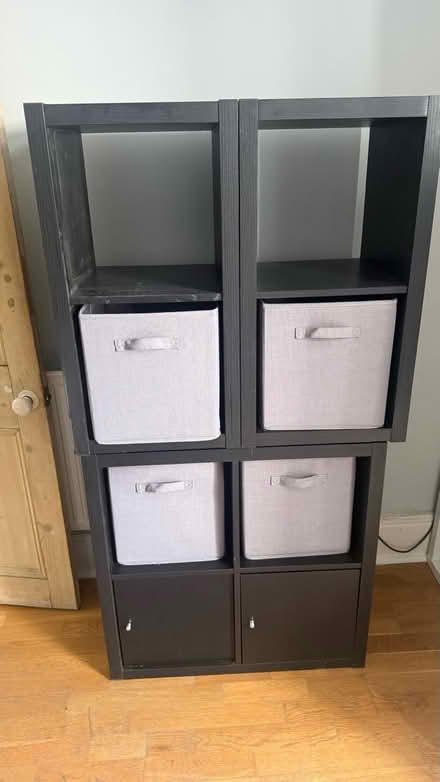 Photo of free Black Cube Storage Unit + Inserts (Greenwich SE10) #2