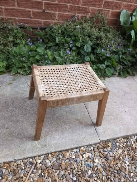 Photo of free Small weaved stool (Saltney CH4) #1