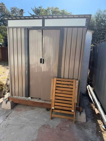 Photo of free 4 x 6 metal shed (East Palo Alto CA) #1