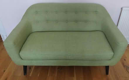 Photo of free Green two person sofa, good condition (Hornsey N8) #1