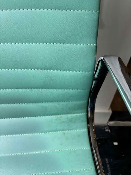Photo of free Mint Green Office Chair (Chrome Frame) (Lavender Hill SW11) #4