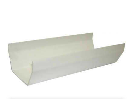Photo of White Square PVC Guttering 1m (Killeens / Blarney) #1