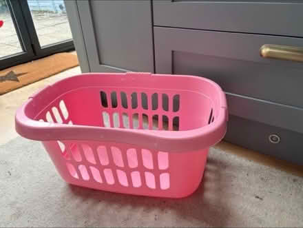 Photo of free Pink laundry basket (Headington OX3) #1
