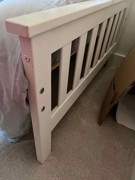 Photo of free White single bed with spare (TN16 1DU) #3
