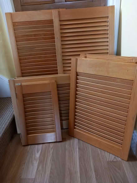 Photo of free Wooden louvered panels (Burneside LA8) #1