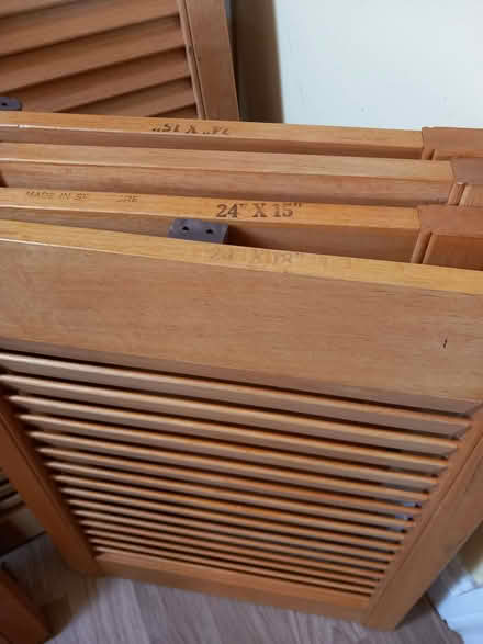 Photo of free Wooden louvered panels (Burneside LA8) #3