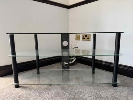 Photo of free Glass tv corner unit (South Benfleet SS7) #2