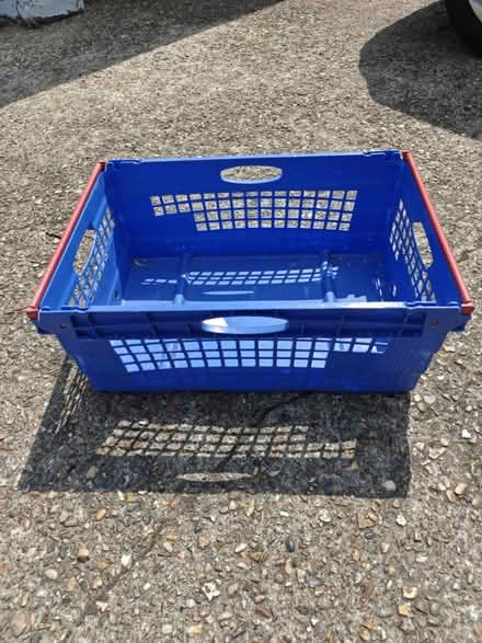 Photo of free Tesco delivery crate (Hurst Park, Molesey KT8) #1