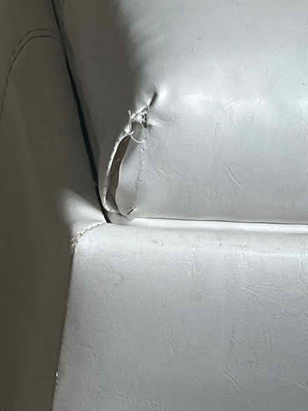 Photo of free Small Faux leather ottoman (Chevy Chase DC) #3