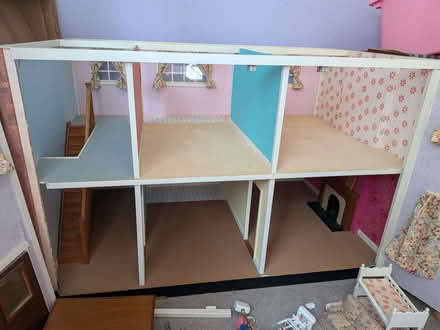 Photo of free A handmade dolls house with dolls and funiture. (Alton GU34) #2