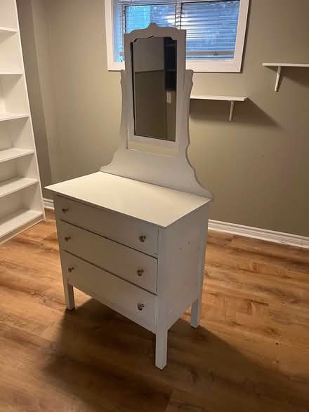Photo of free Solid wood painted white dresser (Bloor West Village) #1