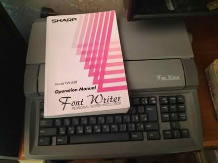 Photo of free Sharp Typewriter (Stone Cross BN24) #2