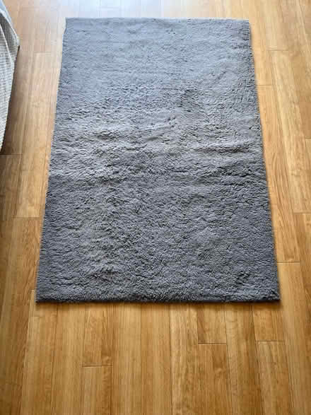 Photo of free Grey faux fur rug ideal for pets (Hillmorton CV22) #4