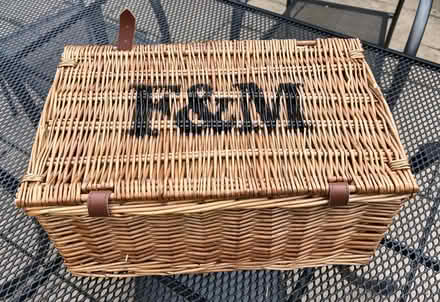 Photo of free F & M Wicker Hamper (Corner Hall HP2) #1
