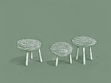 Photo of free 3 pine nest of tables (Gosport PO12) #1