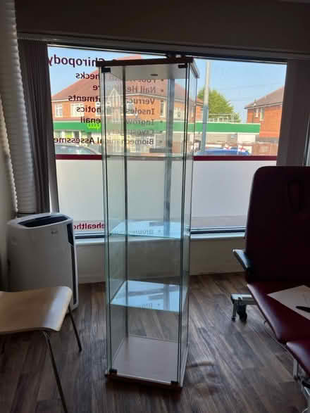 Photo of free Glass display cabinet (Braunstone, LE3 2PD) #1