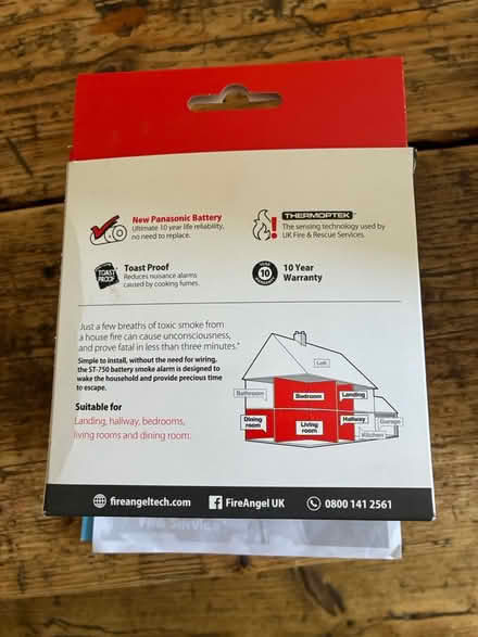 Photo of free 2x smoke alarms (Bournville B30) #2