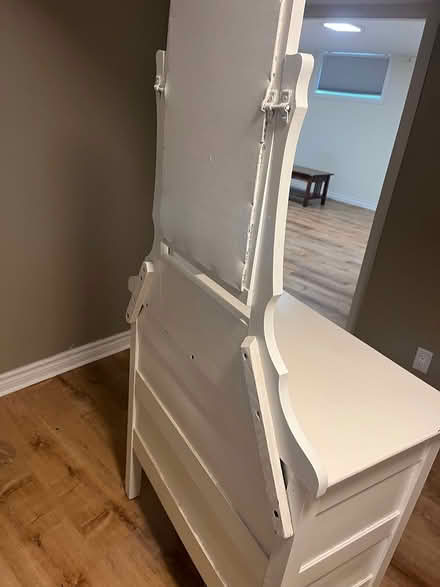 Photo of free Solid wood painted white dresser (Bloor West Village) #4