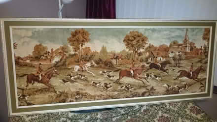 Photo of free Large Framed Wall Carpet (Edge Green WA3) #1
