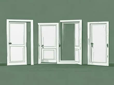 Photo of free Up to six white panel doors (11 more to come) (Bleathwood SY8) #1