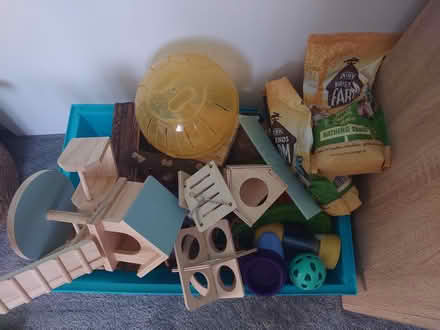 Photo of free Small rodent toys and sand (Newbury Park IG2) #1