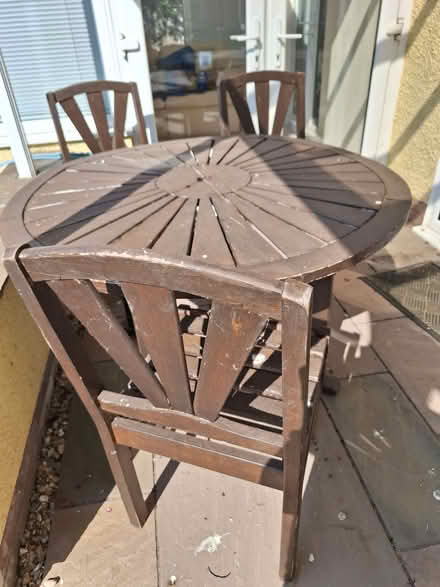 Photo of free Wooden Garden Furniture (Gornhay Cross EX16) #2