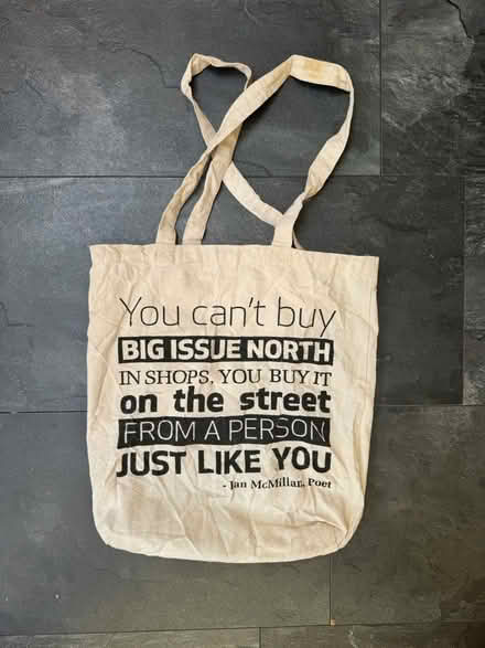 Photo of free Big issue tote bag (Ladybarn, M14) #1