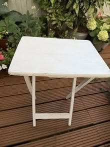 Photo of free small wood folding table (Woking GU21) #1
