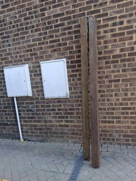 Photo of free Wooden posts (Poets Estate SG4) #2