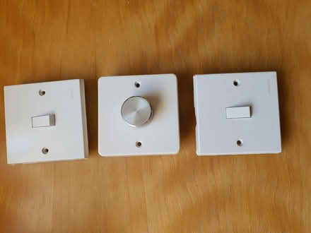 Photo of free 3 Light switches. (Congleton CW12) #1