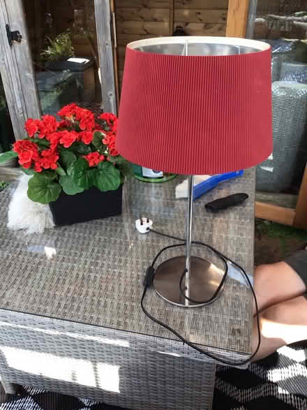 Photo of free Tall red lamp (Wellington TA219AR) #1