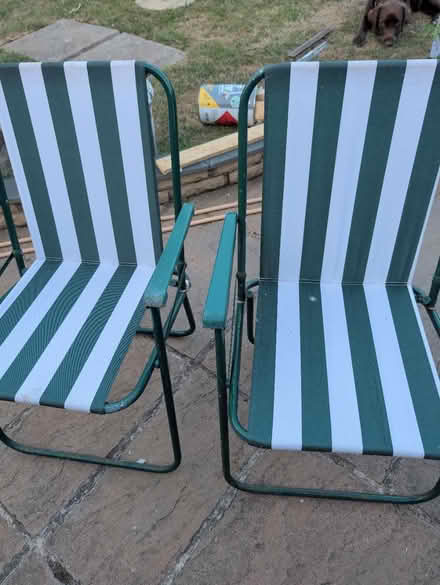 Photo of free 2 x Deckchairs (Stonehouse GL10) #1