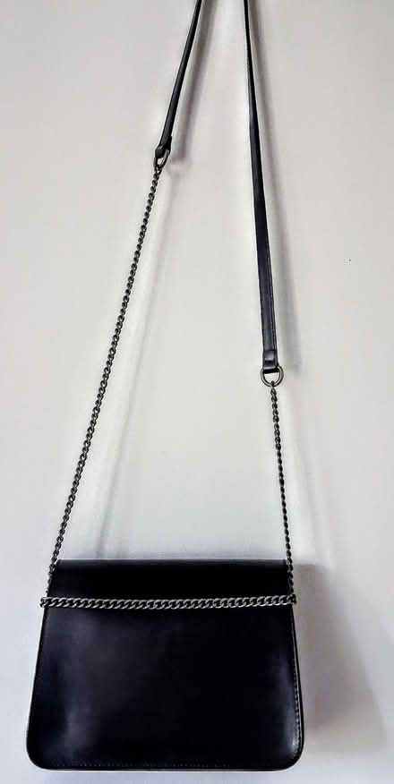 Photo of free Navy blue leather handbag (Bellevue EH7) #2