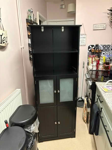 Photo of free Black tall cupboard (Westdrayton Ub7 9ag) #1